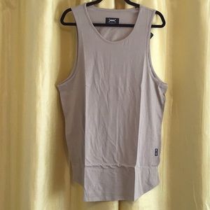 ASRV Athletic tank top, cement (smoke) color.